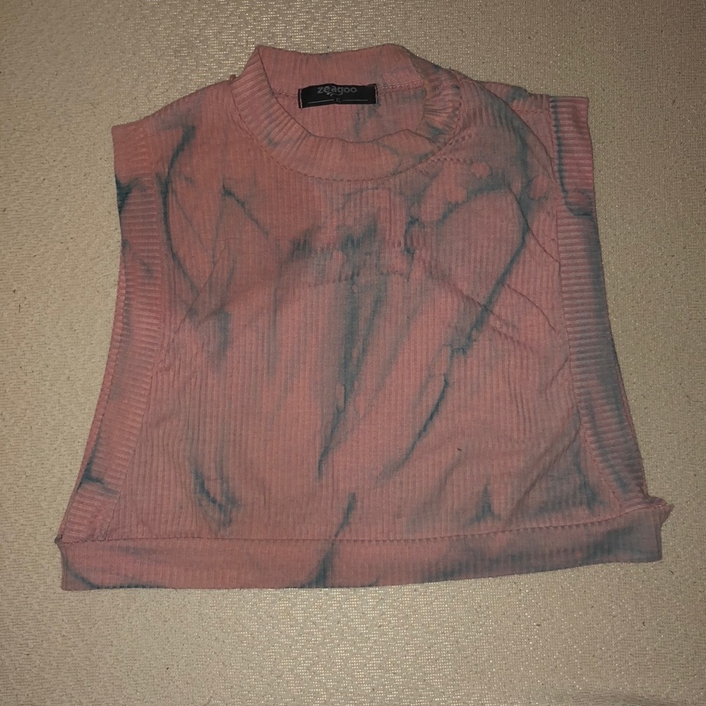 Pink Tie Dye Crop top